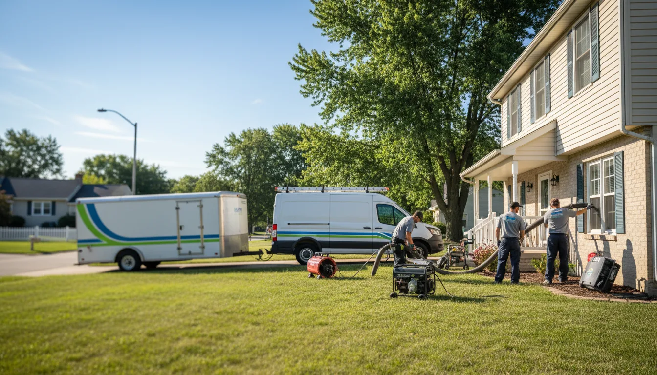 Flooded Basement Restoration And Cleanup With Repair in Pine River, WI near me